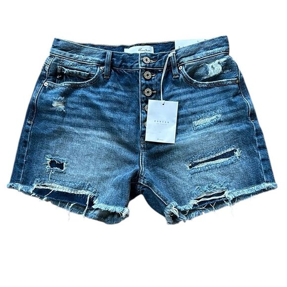 NEW KanCan High Rise Jean Shorts - Picture 1 of 6